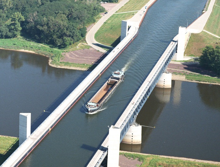 The Incredible Magdeburg Water Bridge in Germany | Amusing Planet